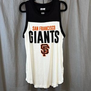 Tailgate Xs Viscose Sleeveless Slinky SF Giants Fan Tank